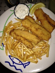 Hand-breaded Cod with French Fries